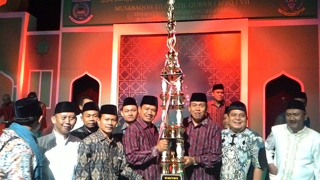 MTQ Ke-Vll Tangsel Pamulang Juara Umum Pondok Aren Legowo 1