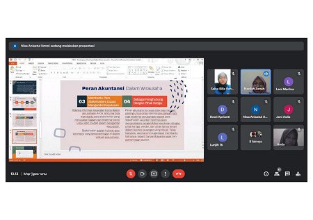 Mahasiswa UNPAM Gelar PMKM melalui Daring bersama Siswa Smk Kharisma Panongan 2