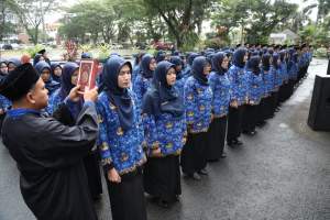 104 CPNS di Lingkungan Pemkot Serang Dilantik, Begini Pesan Walikota