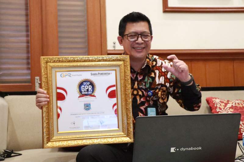 Diskominfo Tangsel Sabet Penghargaan Top Government Public Relations Award 2021