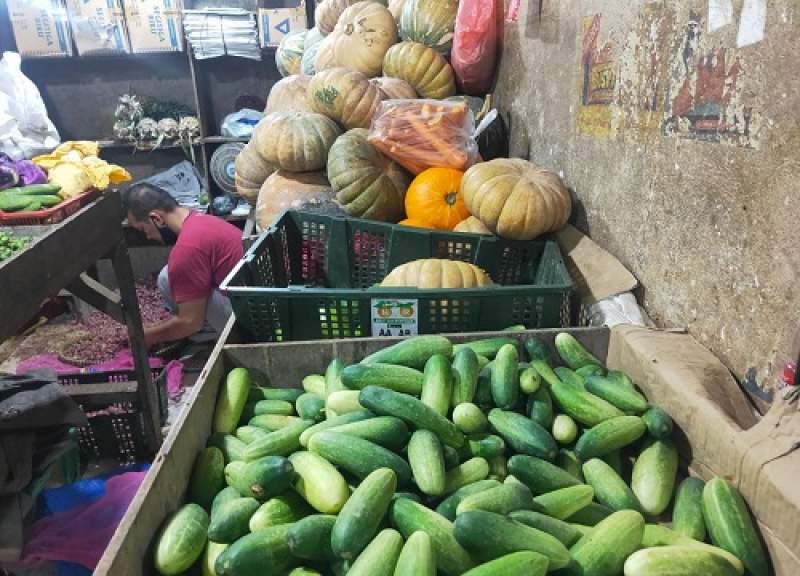 Labu Parang di Pasar Serpong