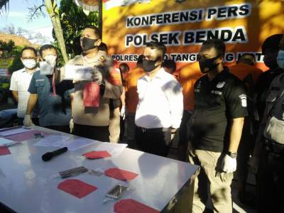 Komplotan Pencuri dan Penadah Pipa Milik PDAM Tirta Benteng, Berhasil Dibekuk Polsek Benda