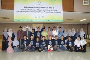 Wabup Lebak Lepas 53 Relawan Gerakan Kampung Alqur'an