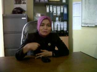 Serang- Ketua DPRD Kota Serang, Nuraeni saat di temui detaktangsel.com di ruang kerjanya.(DT)