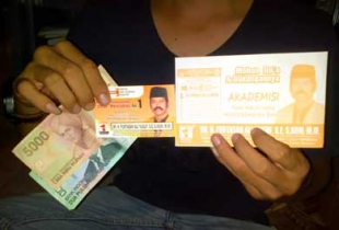 Caleg Partai Hanura Diduga Lakukan 'Pengondisian'  di Kecamatan Serang