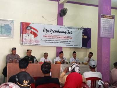 Gelar Musrenbangdes Serentak, Camat Solear: Ada 7 Program Skala Prioritas