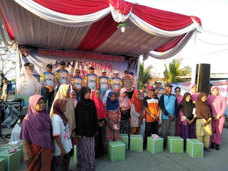 Polda Banten Gelar Fun Fishing, 208 Peserta Ikuti Lomba Mancing