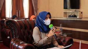 Bunda PAUD dan Ketua Tim Penggerak PKK Kota Lubuklinggau Ibu Hj Yeti Oktarina Prana.(Rafli)
