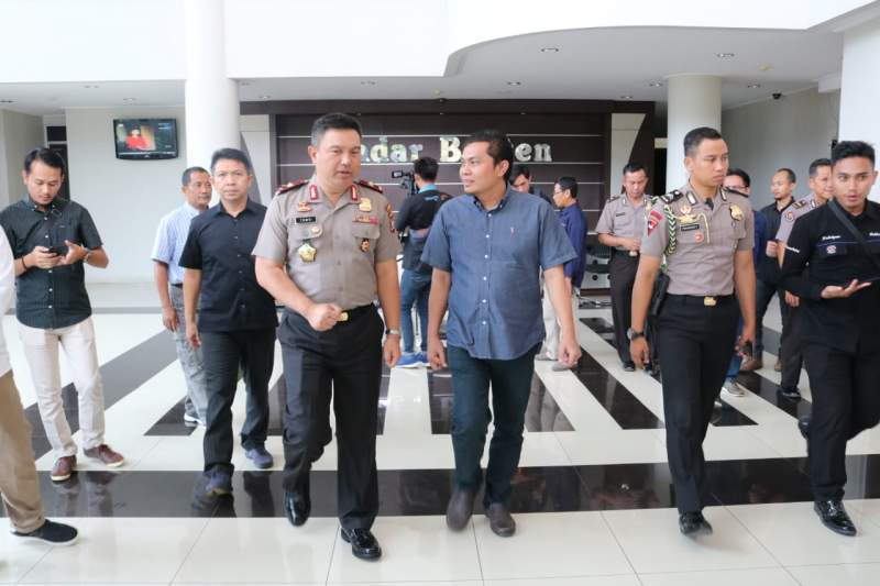 Kapolda Banten Silaturahmi Dengan Pimpinan Media Radar Group