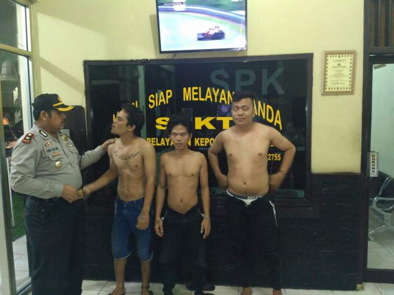 Polsek Karawaci Amankan 3 Pemuda