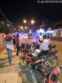 Puluhan Pembalap Liar Terjaring Razia Yang Digelar Polsek Rangkasbitung