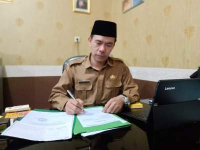 Kepala Kantor Kementrian Agama(Kemenag) Kota Serang Lukmanul Hakim.