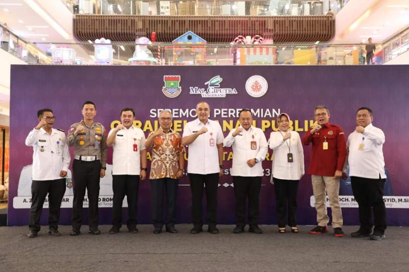 Zaki Resmikan Gerai Mall Pelayanan Publik Kabupaten Tangerang