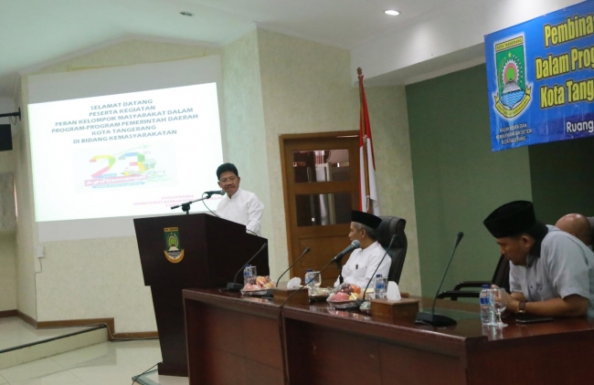 Pemkot Tangerang Tingkatkan Peran Kelompok Masyarakat dalam Pembangunan
