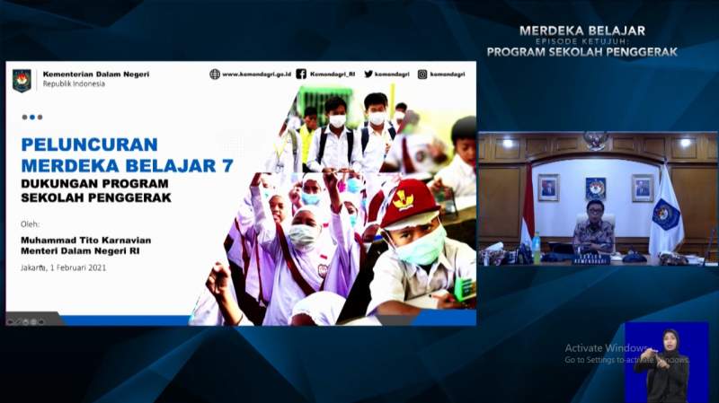 Kemendagri Minta Komitmen Pemda dalam Program Sekolah Penggerak