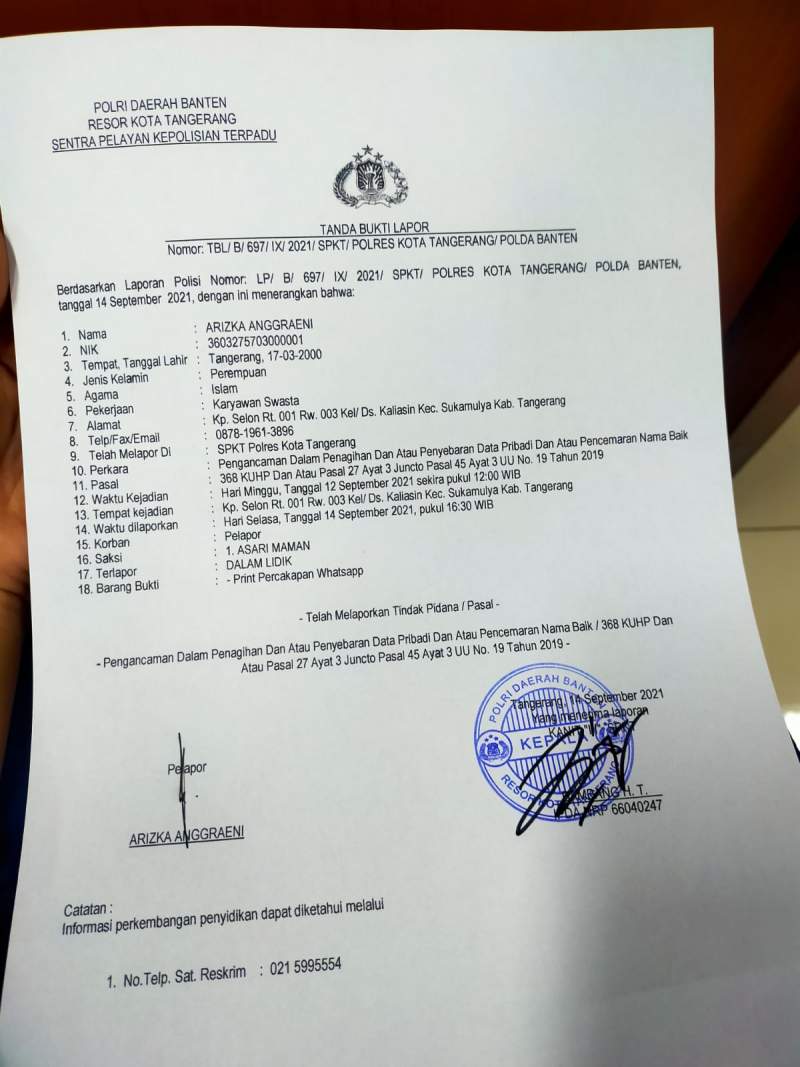 Diintimidasi Oleh Pinjaman Online, Buruh Pabrik Sepatu Lapor Polisi