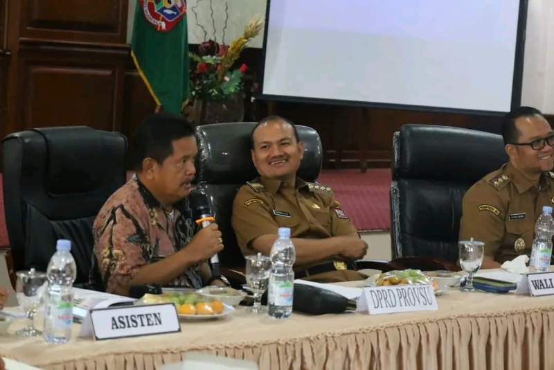 Wali Kota dan Wakil Wali Kota Tanjungbalai Terima Kunker Banggar DPRD Sumut Bahas DBH dan BKP