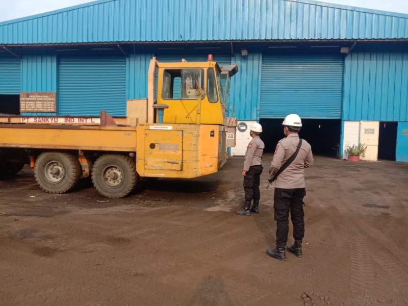 Ditpamobvit Polda Banten Gelar Pengamanan PLTGU OMU Cilegon