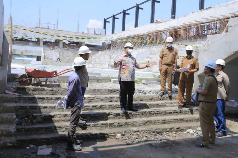 Arief Tegur Keras Pemborong, Pembangunan Venue Untuk Porprov Hasilnya Harus Maksimal