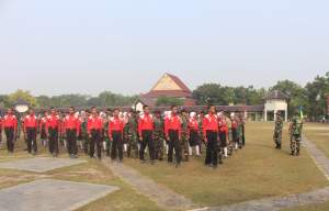 Sambut HUT RI Ke-78, Kodim 0510/Tigaraksa Gelar Latihan Paskibraka