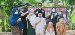 Hari Asyura, Ormas  PPBNI Bagikan Nasi Kotak Kepada  Anak Yatim