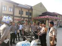 Polres Serang Menerima Kunjungan Tim Puslitbang Polri, Guna penelitian Kelayakan Kendaraan