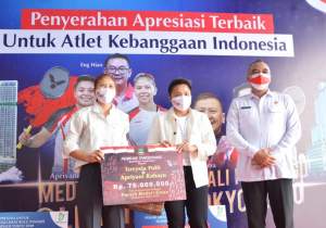 Sambut HUT RI Bupati Beri Apresiasi untuk Greysia dan Apriani