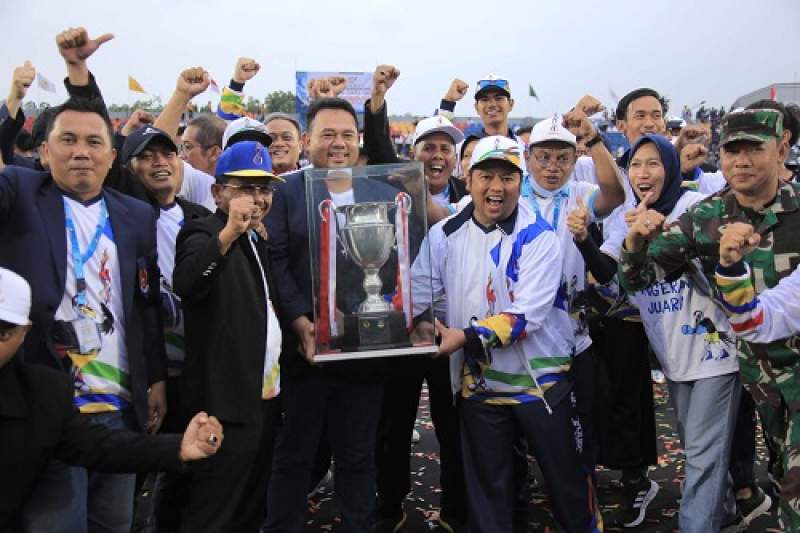 Raih 638 Medali, Kota Tangerang Juara Umum Porprov VI Banten 2022