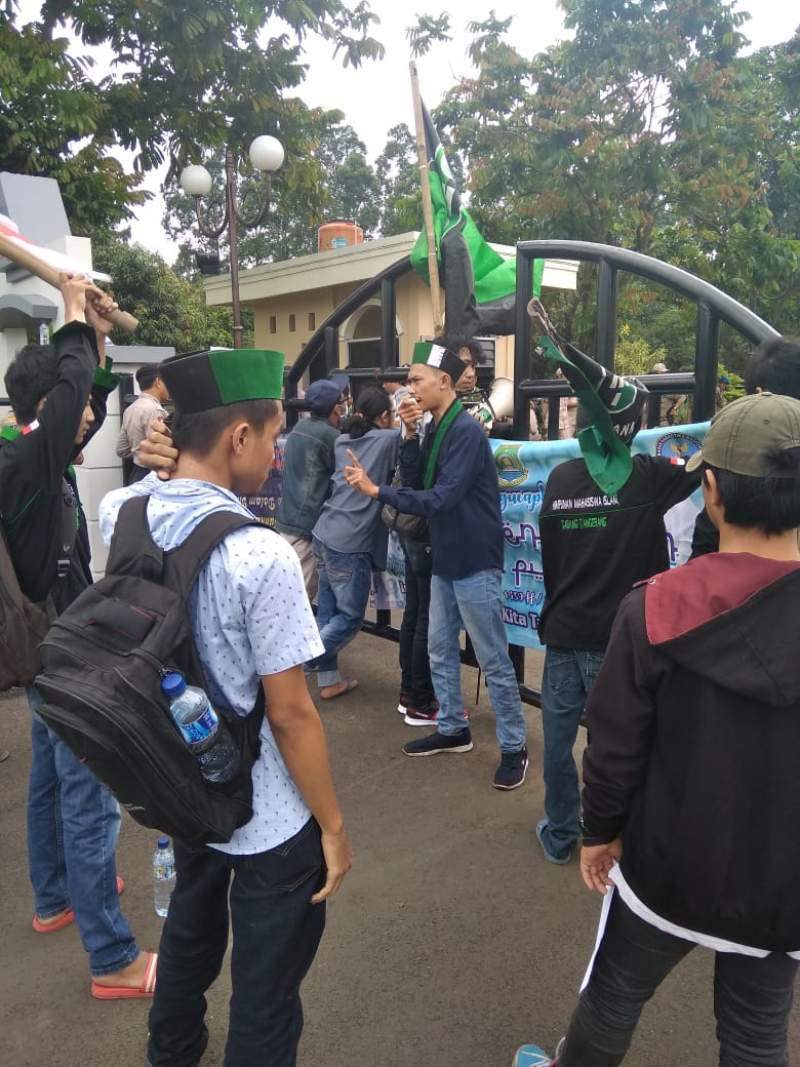 HMI Tuntut Pemkot Tangerang Tepat Sasaran Dalam Penggunaan APBD