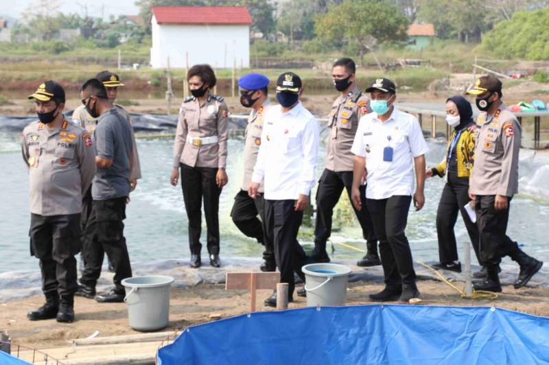 Wabup Madromli Dan Kabarhankam Polri Gladi Bersih di Ketapang Mauk
