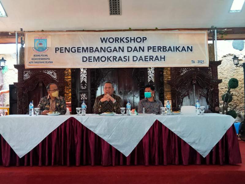 Kesbangpol Adakan Workshop Politik, Ben : Fungsi Politik Pemerintah