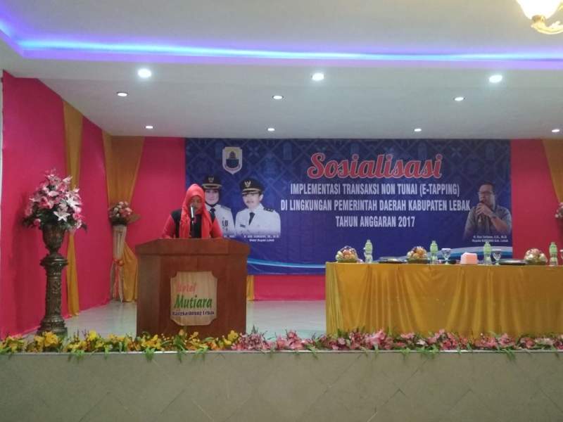 Bapenda Lebak Launchig E-Tapping