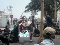 Aksi GOLOK dan Hamas Di Hut Pemkab Serang, Nilai Bupati Serang Gagal