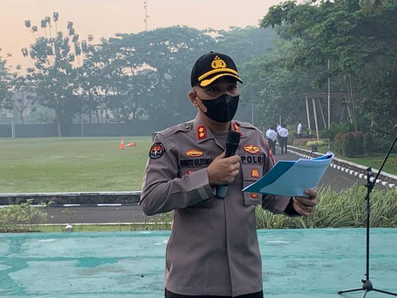 Pimpin Apel Pagi, Kabid Humas Sampaikan Evaluasi Kegiatan