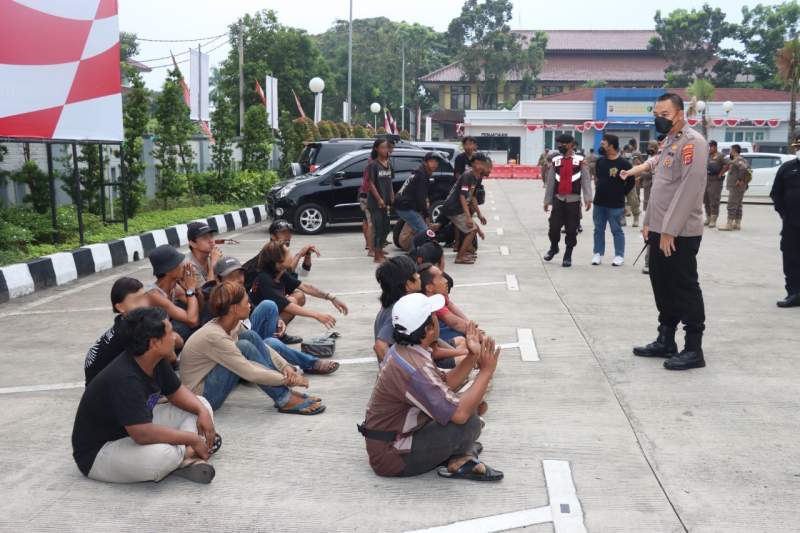 Berantas Preman, Polresta Tangerang Gelar Operasi