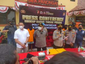 2 Pelaku Pencurian Kabel PJU Milik Dishub Kab Tangerang Dibekuk Polisi