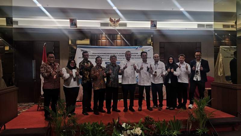 PT. Indah Kiat Pulp &amp; Paper Tandatangani Perjanjian Pembelian Captive Power PLN UID Banten