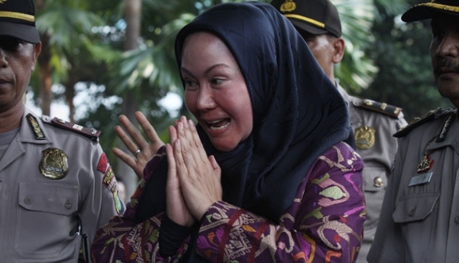 Diperiksa Tipikor Serang, Atut Akui Keterlibatan Sekretarisnya