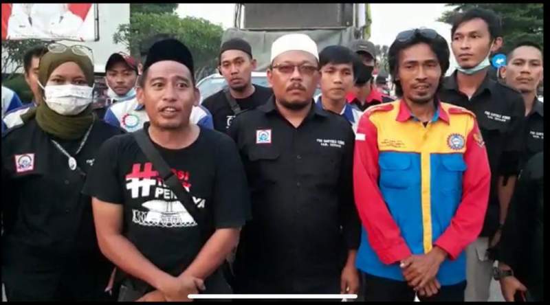 Terobos Ruang Kerja Gubernur, Polda Banten Himbau Buruh Tetap Persuasif