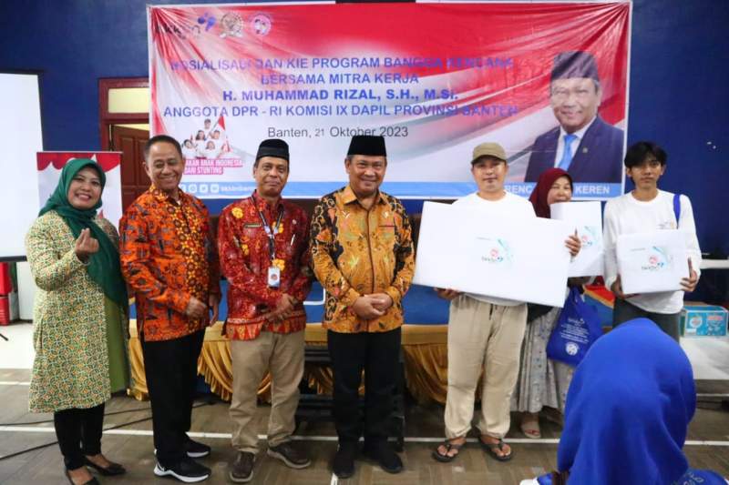 Muhammad Rizal DPR RI Sosialisasi Cegah Stunting Program Bangga Kencana BKKBN di Perum Pesona Karawaci
