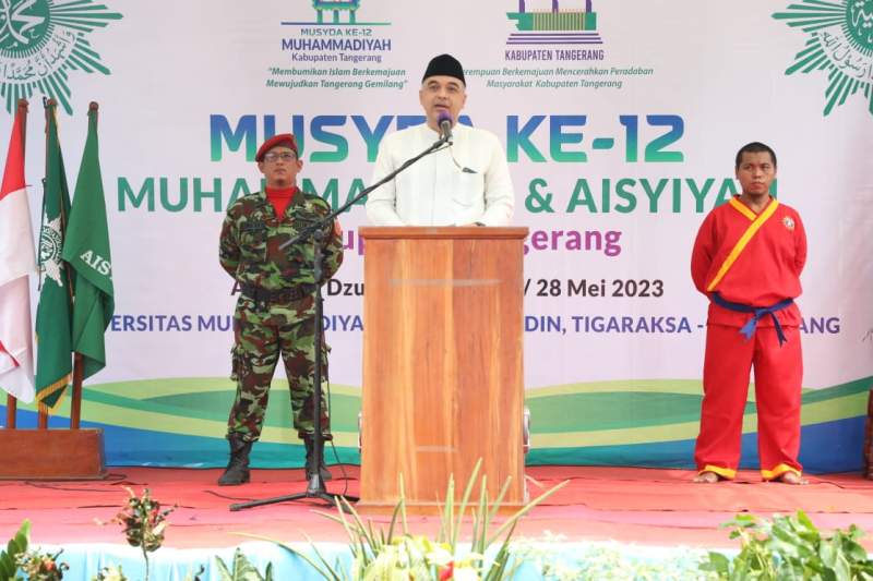 Bupati Tangerang Hadiri Pembukaan Musda Muhamadiyah