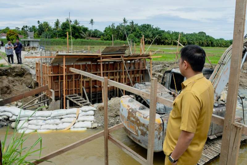 Pemkab Sergai Perbaiki Jalan dan Jembatan di Dolok Masihul Diperbaiki