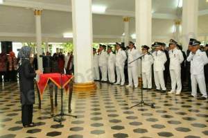 Pelantikan 198 Pejabat Oleh Bupati Lebak 