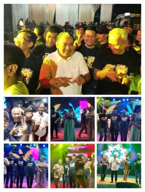 Pelawak Azis Gagap Ramaikan&nbsp; Acara Anniversary 5th Semesta