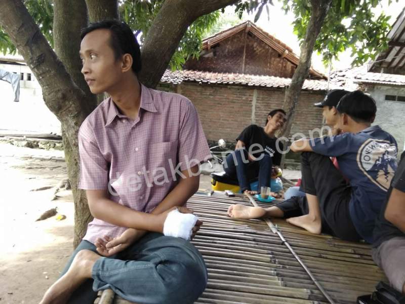 Muhammad Husni (34) terpaksa harus mengalami cacat