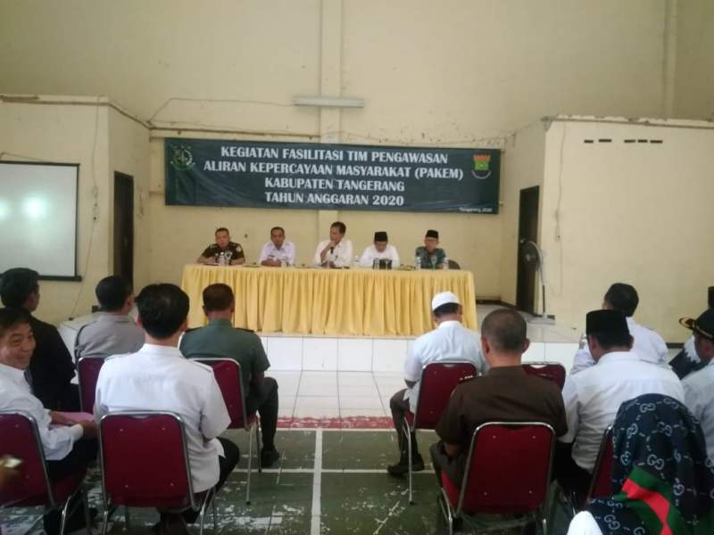 Kesbangpol Gelar Fasilitasi Pengawasan Aliran Kepercayaan