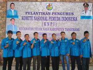 Ahmad Akbar Muafan Resmi Dilantik Menjadi Ketua PK KNPI Kecamatan Teluknaga