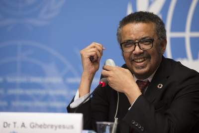 Direktur Jenderal WHO, Tedros Adhanom Ghebreyesus.