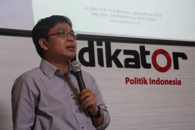 Direktur Eksekutif Indikator Politik, Burhanuddin Muhtadi.