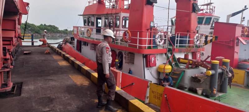 Ditpamobvit Polda Banten Amankan PT IP PLTU 2 Labuan